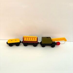 Thomas the Train Lot 3 Cars Breakdown Train, Dumper & Flatbed wooden Vintage
